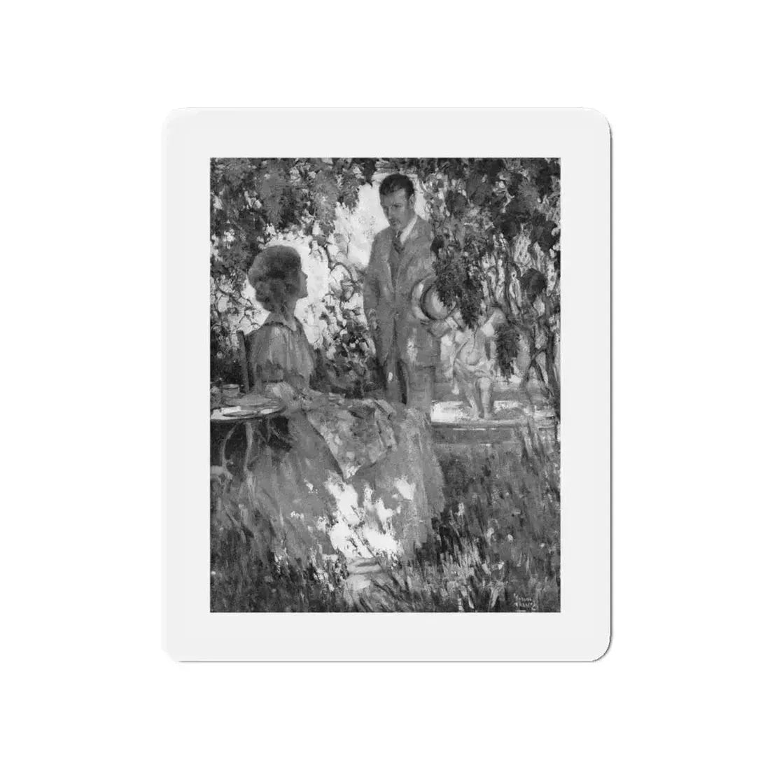 And It Was So by Norval Richardson (1), Good Housekeeping magazine, 1927 (Magazine Illustration) Refrigerator Magnet - The Sticker Space