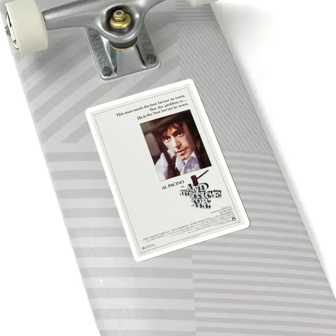 And Justice for All 1979 Movie Poster - STICKER Vinyl Kiss-Cut Decal - The Sticker Space