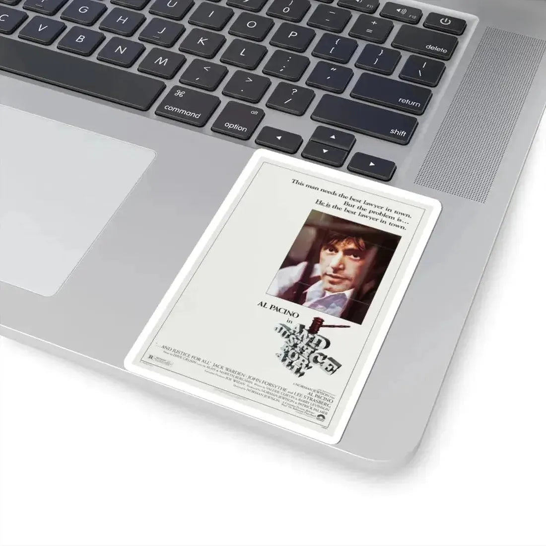 And Justice for All 1979 Movie Poster - STICKER Vinyl Kiss-Cut Decal - The Sticker Space