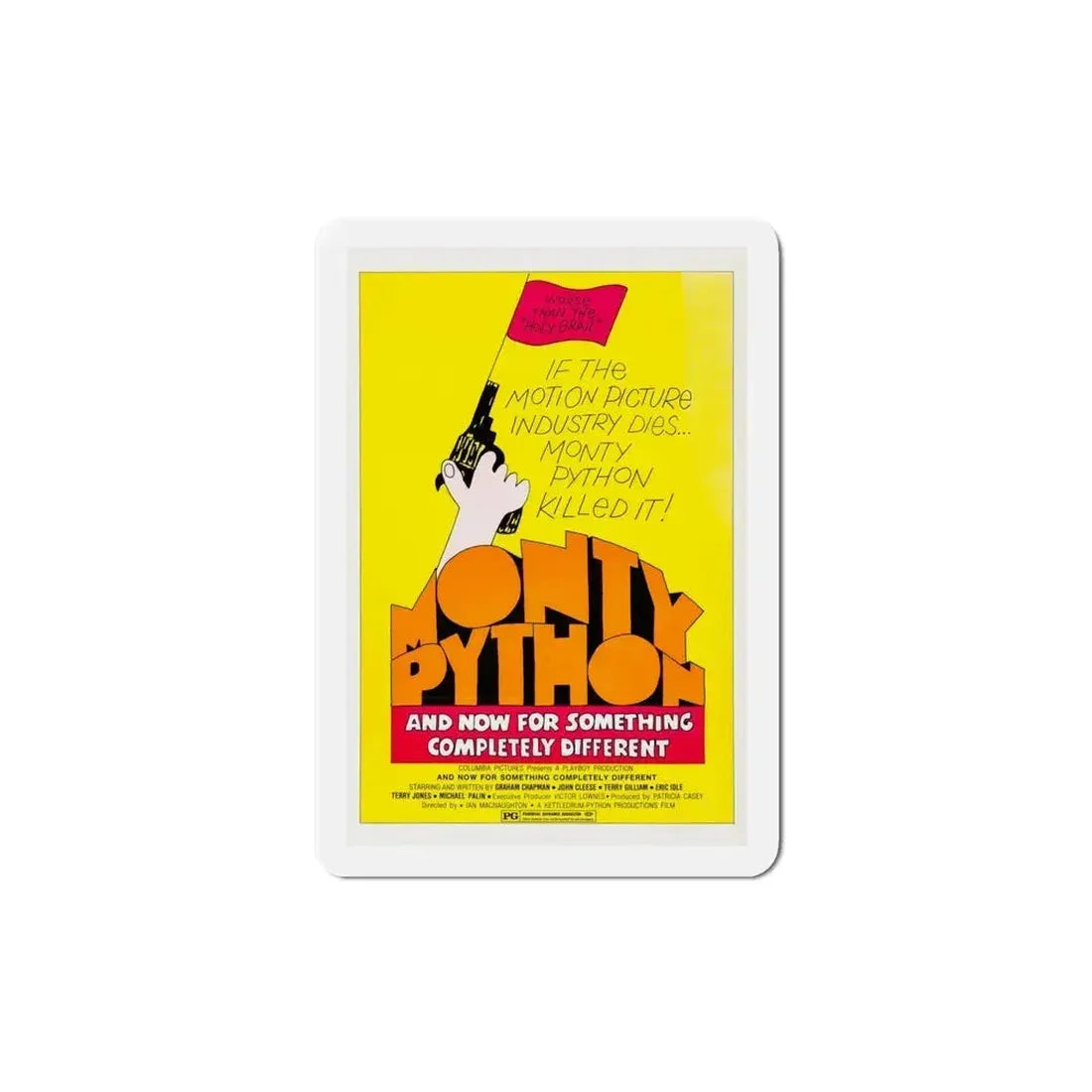 And Now for Something Completely Different 1972 Movie Poster Refrigerator Magnet 4 Inch - The Sticker Space