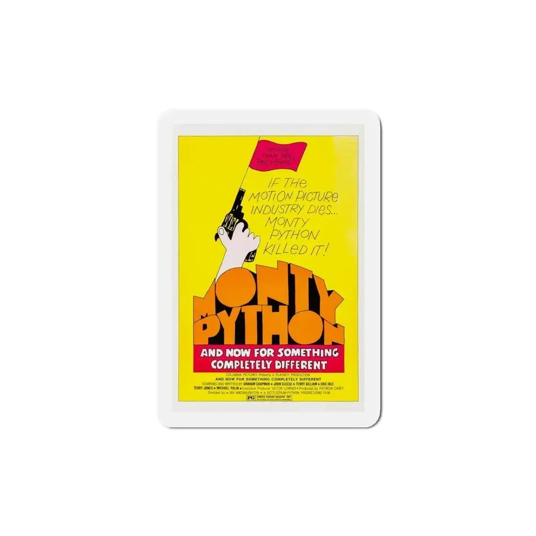 And Now for Something Completely Different 1972 Movie Poster Refrigerator Magnet 5 Inch - The Sticker Space