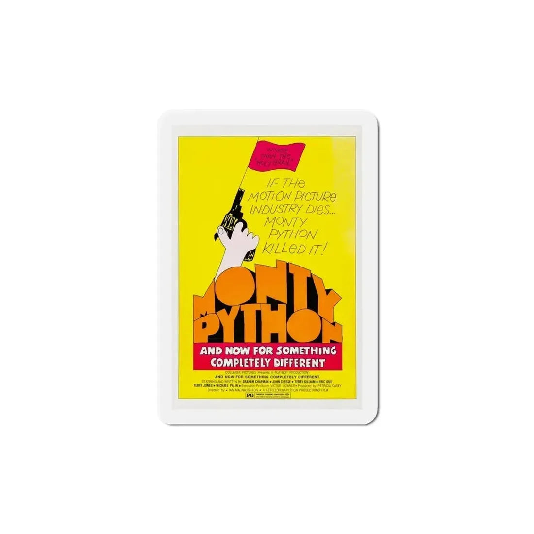 And Now for Something Completely Different 1972 Movie Poster Refrigerator Magnet 6 Inch - The Sticker Space