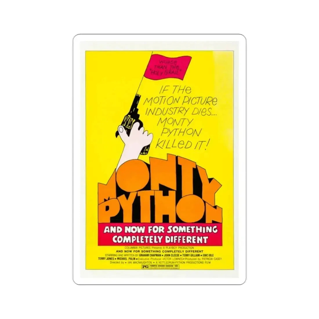 And Now for Something Completely Different 1972 Movie Poster STICKER Vinyl Die-Cut Decal - The Sticker Space