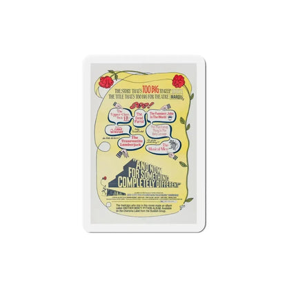 And Now for Something Completely Different v2 1972 Movie Poster Refrigerator Magnet - The Sticker Space