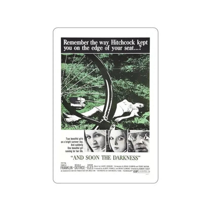 AND SOON THE DARKNESS 1970 Movie Poster STICKER Vinyl Die-Cut Decal 6 Inch - The Sticker Space