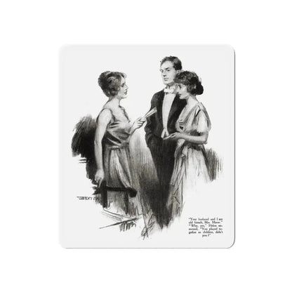 And That's That (3), Redbook magazine, October 1921 (Magazine Illustration) Refrigerator Magnet 6 Inch - The Sticker Space