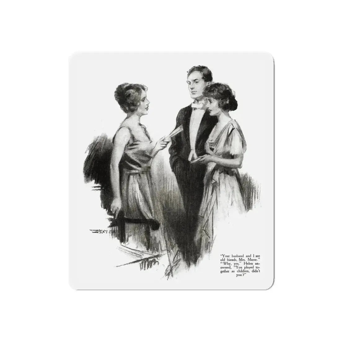 And That's That (3), Redbook magazine, October 1921 (Magazine Illustration) Refrigerator Magnet - The Sticker Space