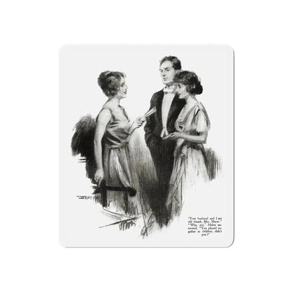 And That's That (3), Redbook magazine, October 1921 (Magazine Illustration) Refrigerator Magnet - The Sticker Space