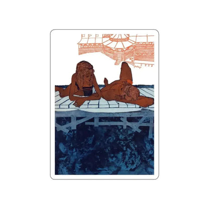 And the Truth Wasn't in Him (2), Cosmopolitan, November 1956 (Magazine Illustration) STICKER Vinyl Die-Cut Decal - The Sticker Space