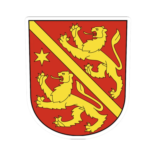 Andelfingen-blazon (Switzerland) (Coat of Arms) STICKER Vinyl Kiss-Cut Decal 2 Inch White - The Sticker Space