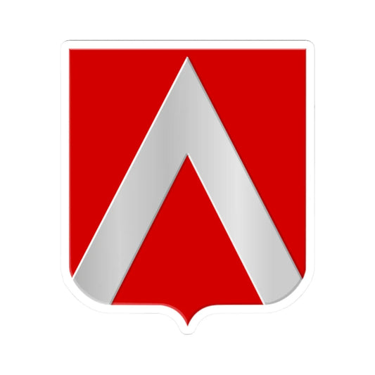 Anderlues wapen (Belgium) (Coat of Arms) STICKER Vinyl Kiss-Cut Decal 2 Inch White - The Sticker Space