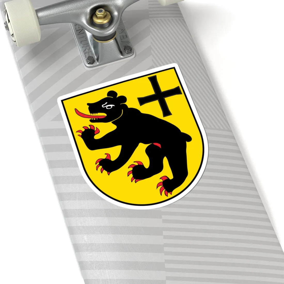 Andermatt-coat of arms (Switzerland) (Coat of Arms) STICKER Vinyl Kiss-Cut Decal - The Sticker Space