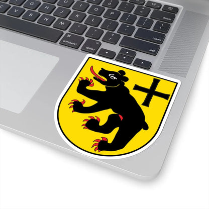Andermatt-coat of arms (Switzerland) (Coat of Arms) STICKER Vinyl Kiss-Cut Decal - The Sticker Space
