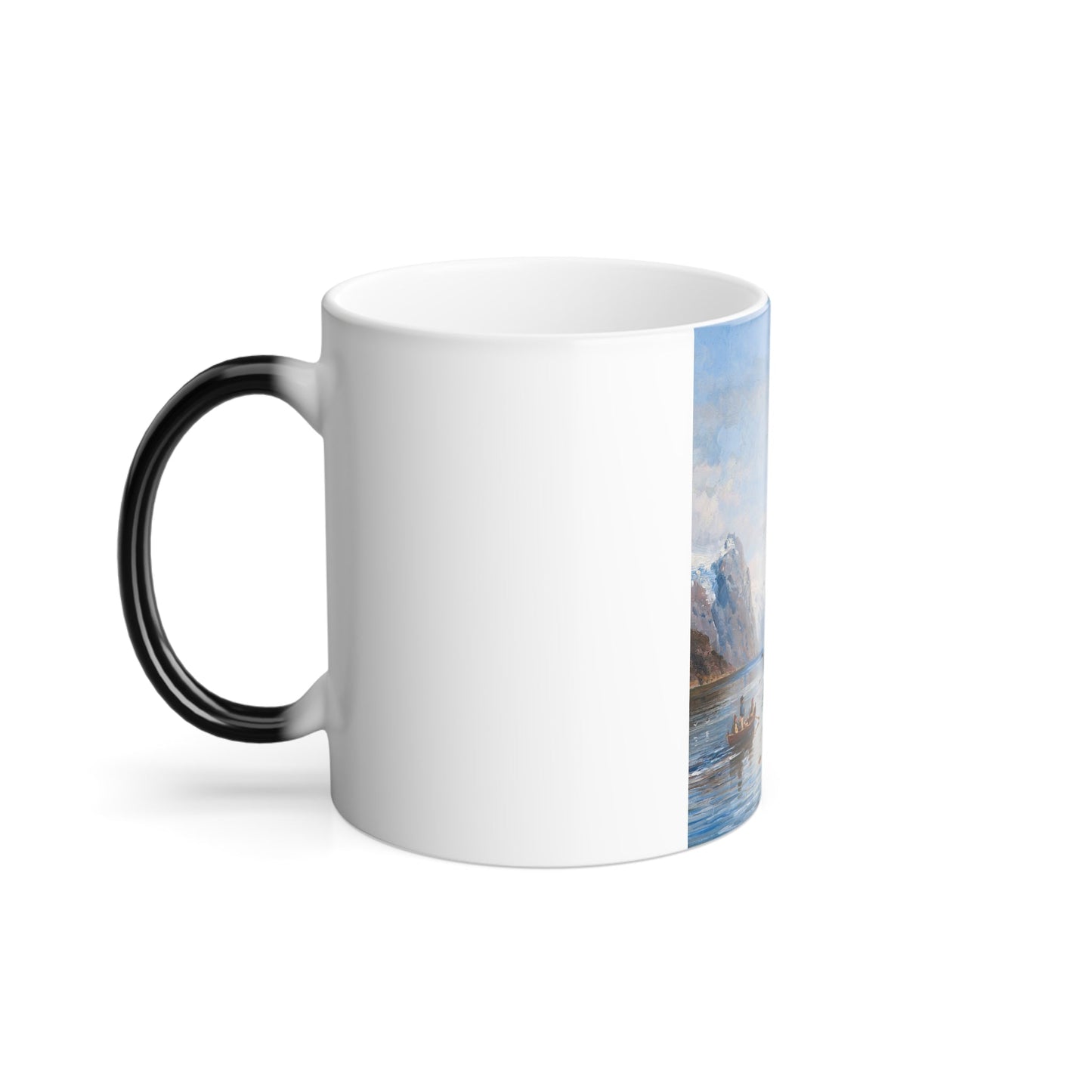 Anders Askevold (1834-1900) Sognefjord - 1893 - Color Changing Mug 11oz-11oz-The Sticker Space