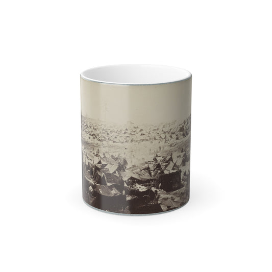 Andersonville Prison, Ga., August 17, 1864. North-West View of Stockade (U.S. Civil War) Color Morphing Mug 11oz-11oz-The Sticker Space