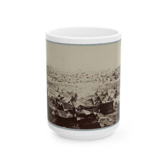 Andersonville Prison, Ga., August 17, 1864. North-West View Of Stockade (U.S. Civil War) White Coffee Mug