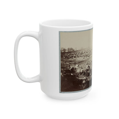 Andersonville Prison, Ga., August 17, 1864. North-West View Of Stockade (U.S. Civil War) White Coffee Mug