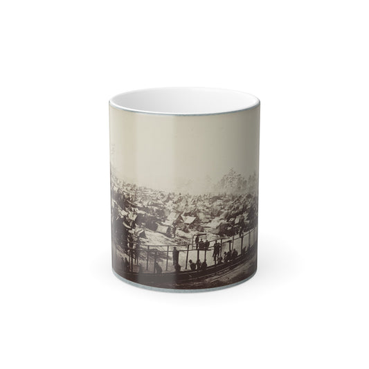 Andersonville Prison, Ga., August 17, 1864. South-East View of Stockade (U.S. Civil War) Color Morphing Mug 11oz-11oz-The Sticker Space