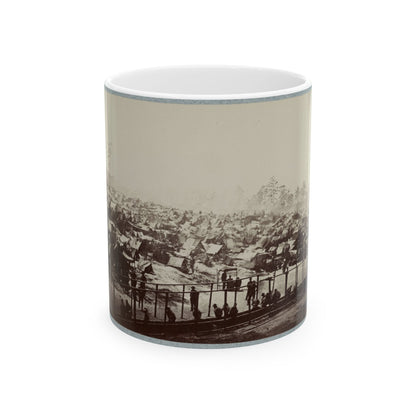 Andersonville Prison, Ga., August 17, 1864. South-East View Of Stockade (U.S. Civil War) White Coffee Mug