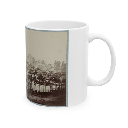 Andersonville Prison, Ga., August 17, 1864. South-East View Of Stockade (U.S. Civil War) White Coffee Mug