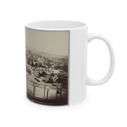 Andersonville Prison, Ga., August 17, 1864. South View Of Stockade (U.S. Civil War) White Coffee Mug