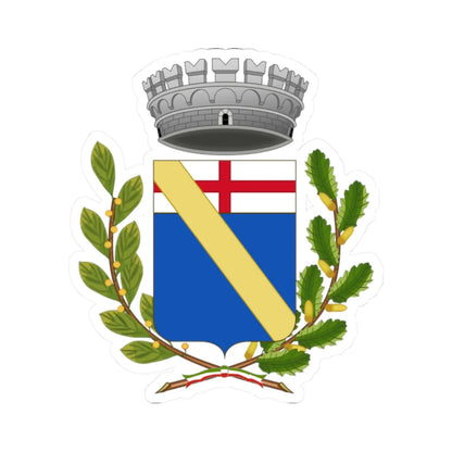 Andora-Stemma Stile Waterbottle (Italy) (Coat of Arms) STICKER Vinyl Kiss-Cut Decal 2 Inch White - The Sticker Space
