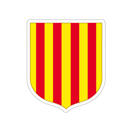 Andorra - Aragón Coat of Arms STICKER Vinyl Die-Cut Decal-White-The Sticker Space