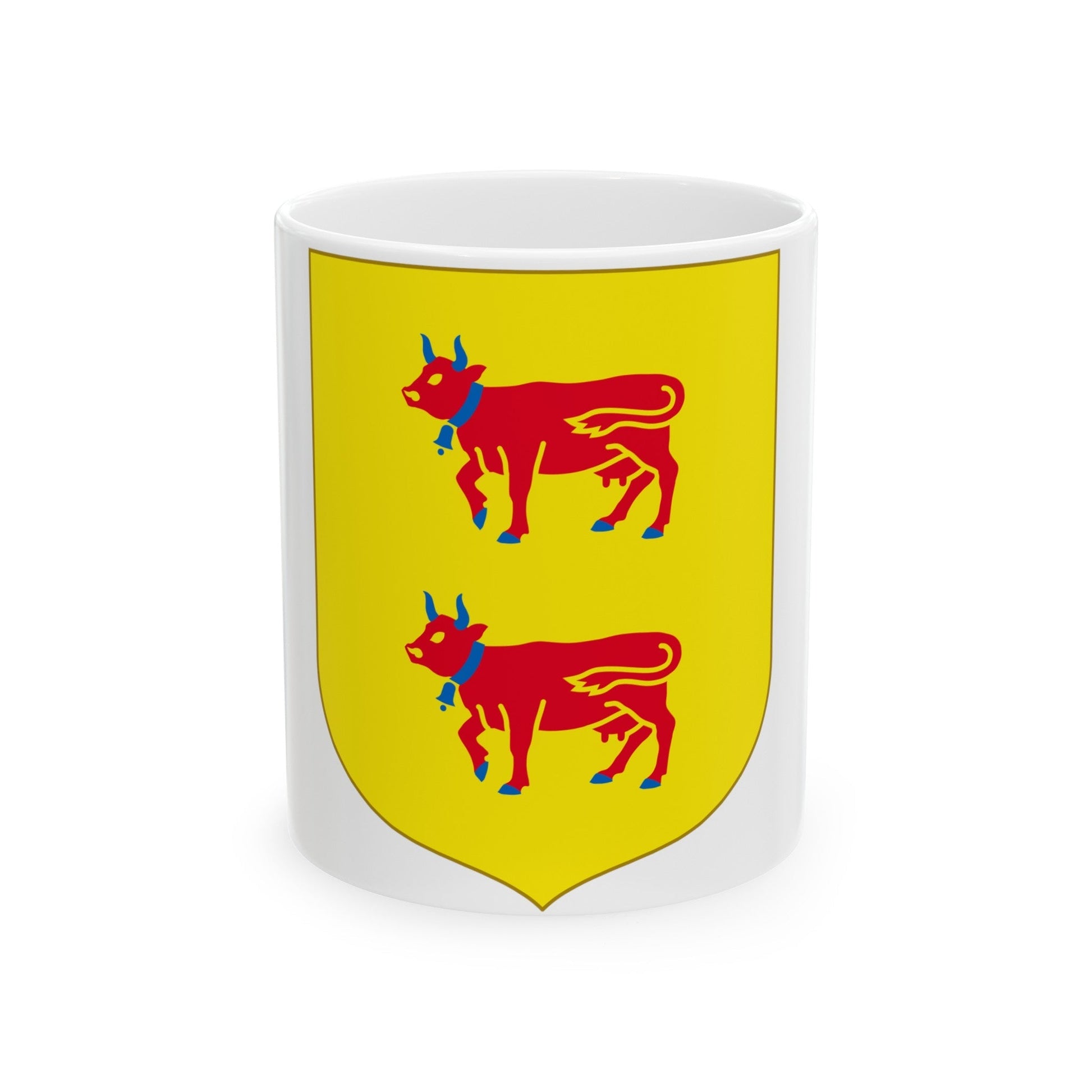 Andorra - Bearne Coat of Arms - White Coffee Mug-11oz-The Sticker Space