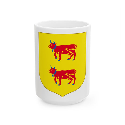 Andorra - Bearne Coat of Arms - White Coffee Mug-15oz-The Sticker Space