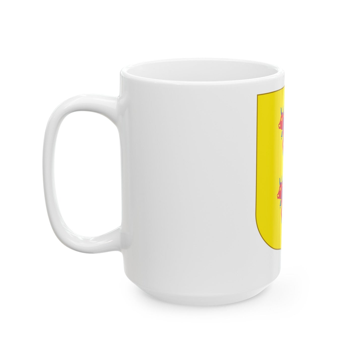 Andorra - Bearne Coat of Arms - White Coffee Mug-The Sticker Space