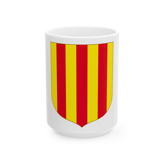 Andorra - Foix Coat of Arms - White Coffee Mug-15oz-The Sticker Space