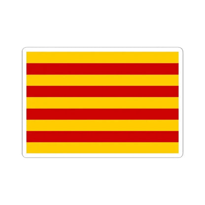 Andorra vlag Catalaans 1806 (Andorra) STICKER Vinyl Kiss-Cut Decal 2 Inch White - The Sticker Space