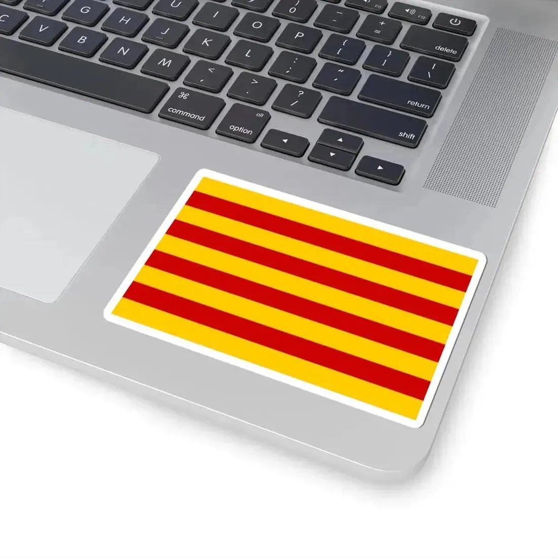 Andorra vlag Catalaans 1806 (Andorra) STICKER Vinyl Kiss-Cut Decal - The Sticker Space