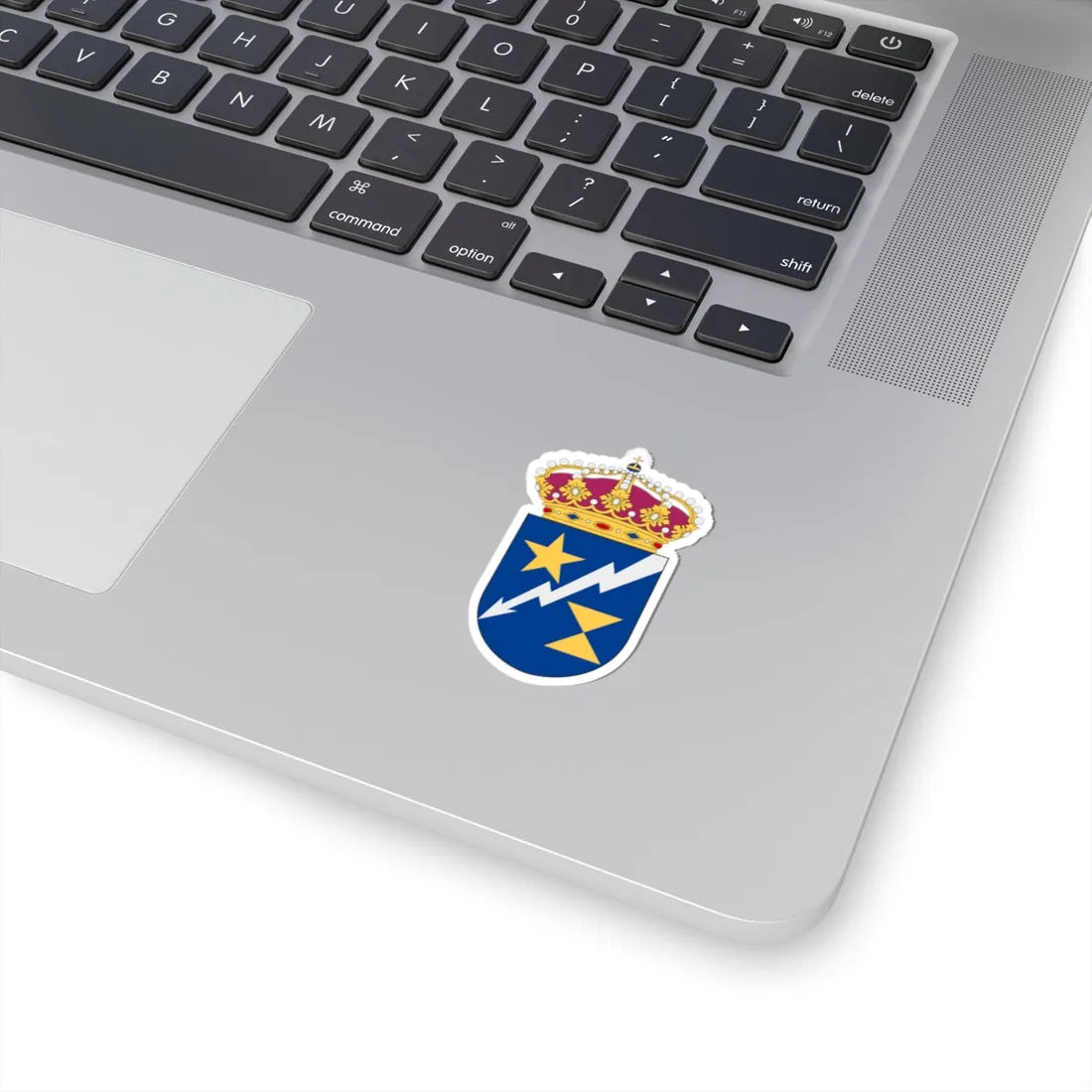 Andra ytstridsflottiljen vapen (Sweden) (Coat of Arms) STICKER Vinyl Kiss-Cut Decal - The Sticker Space