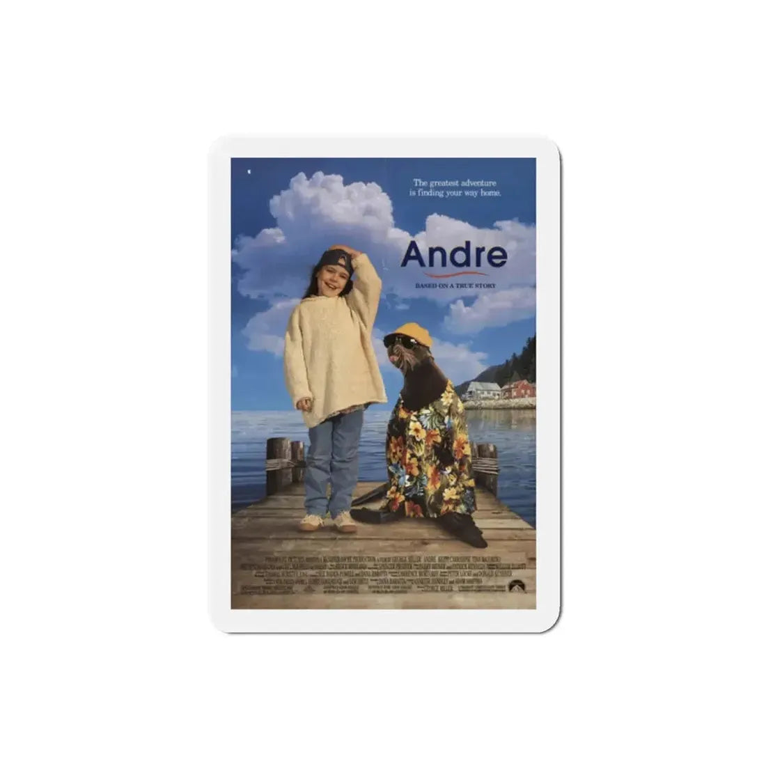 Andre 1994 Movie Poster Refrigerator Magnet - The Sticker Space