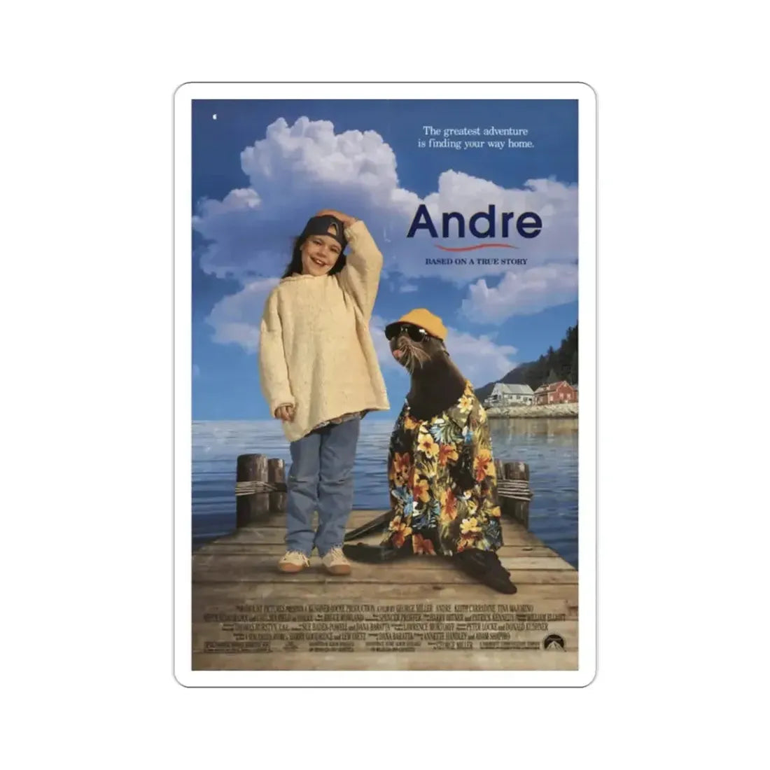 Andre 1994 Movie Poster STICKER Vinyl Die-Cut Decal - The Sticker Space