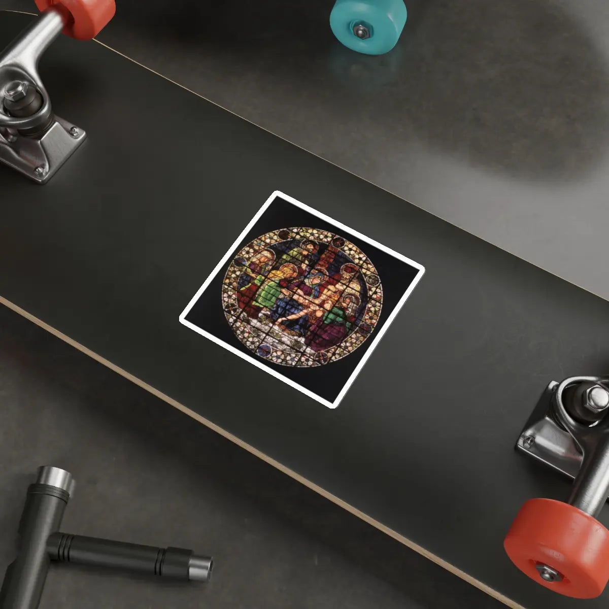 SKU:16439246987102216319 Sticker types:White Shape:Die-Cut Sizes:4" × 4"