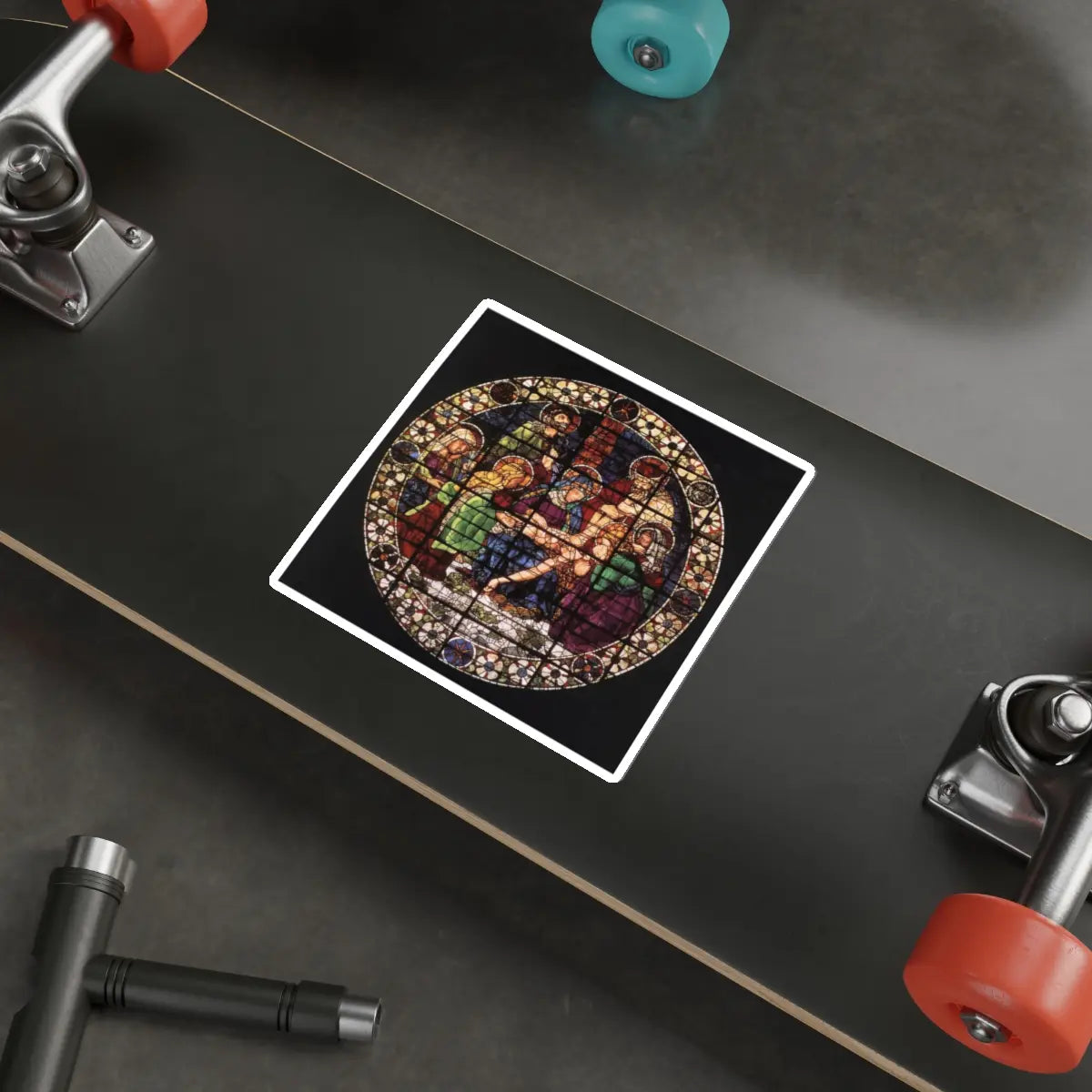 SKU:38475458365623877474 Sticker types:White Shape:Die-Cut Sizes:5" × 5"