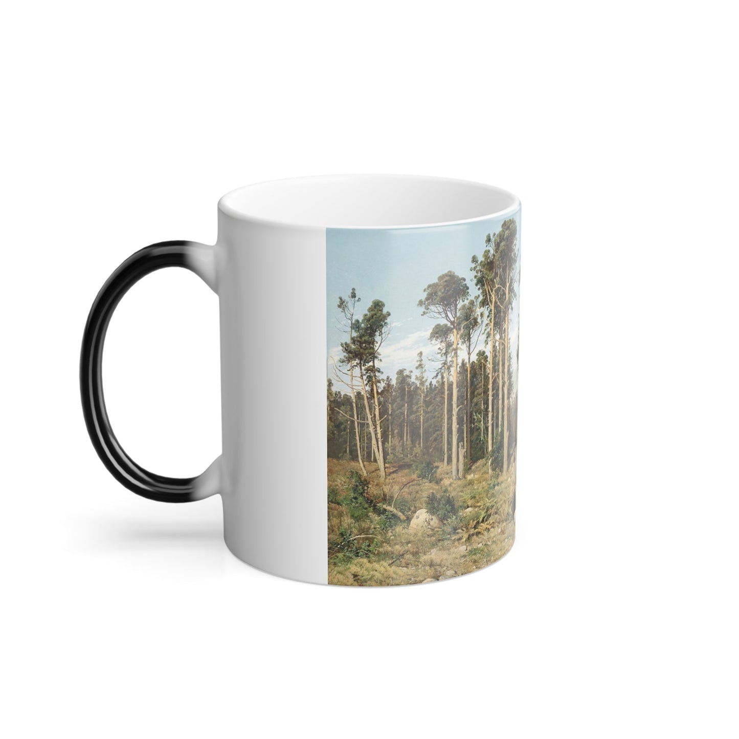 Andrei Nikolaevich Schilder (1861-1919) Landscape - 1884 - Color Changing Mug 11oz-11oz-The Sticker Space