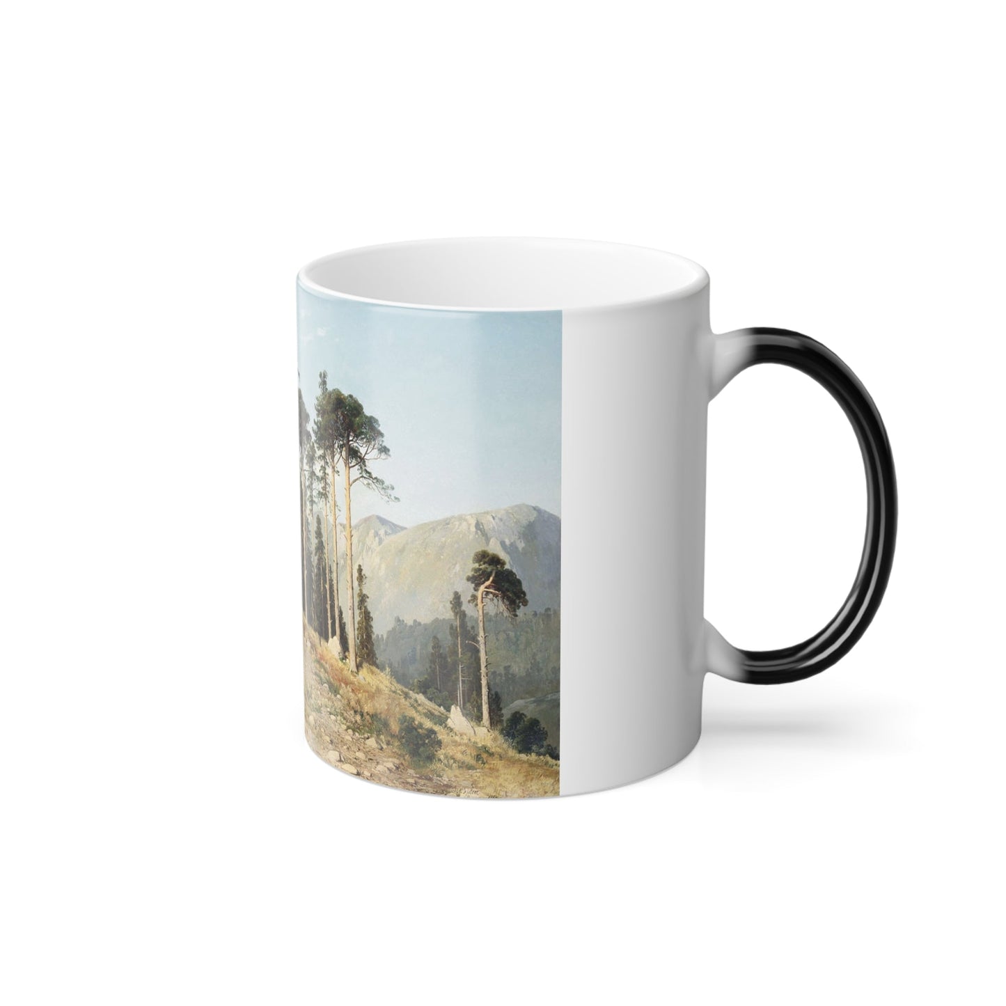 Andrei Nikolaevich Schilder (1861-1919) Landscape - 1884 - Color Changing Mug 11oz-11oz-The Sticker Space