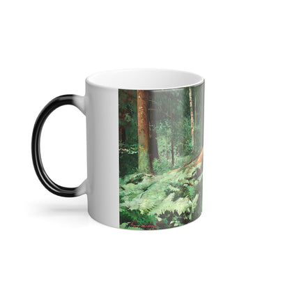 Andrei Nikolaevich Schilder (1861-1919) Woodlands - Color Changing Mug 11oz-11oz-The Sticker Space