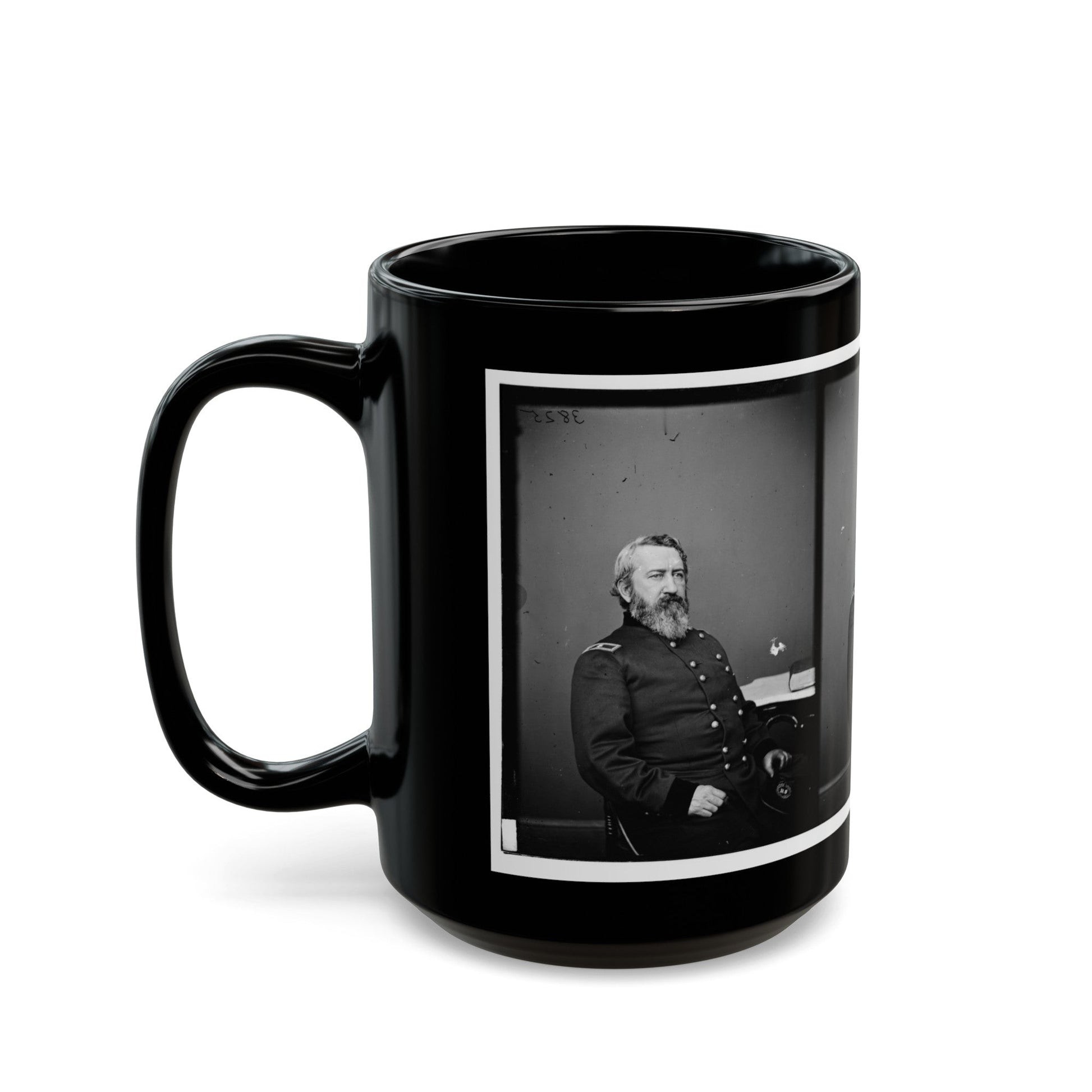 Andrew Porter (U.S. Civil War) Black Coffee Mug-The Sticker Space