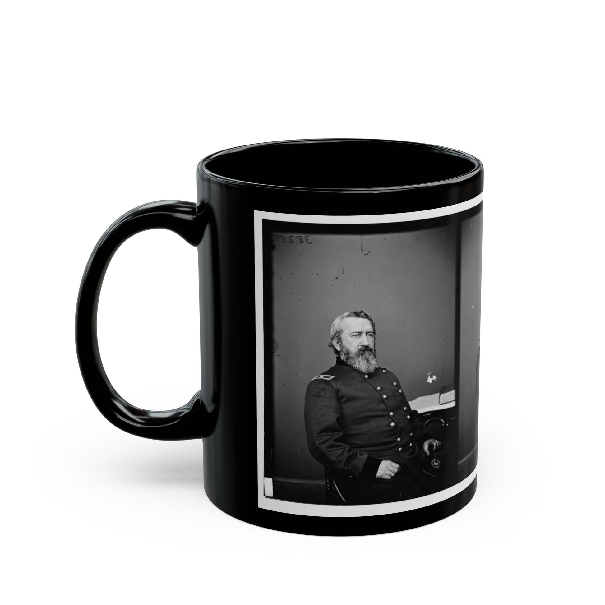 Andrew Porter (U.S. Civil War) Black Coffee Mug-The Sticker Space