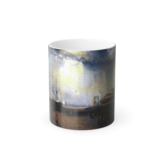 Andrew W Melrose (1836-1901) Castle Garden, New York Battery - Color Changing Mug 11oz-11oz-The Sticker Space