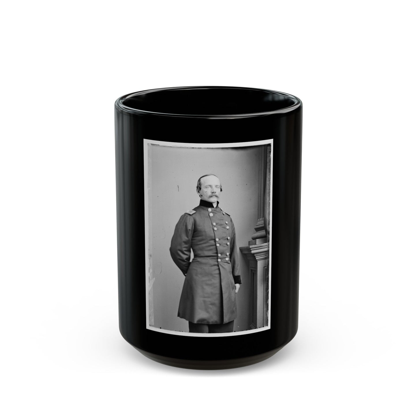 Andrews Of Mass (U.S. Civil War) Black Coffee Mug-15oz-The Sticker Space