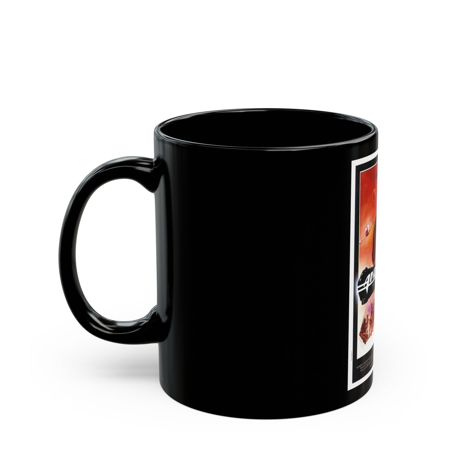 ANDROID 1982 Movie Poster - Black Coffee Mug-The Sticker Space