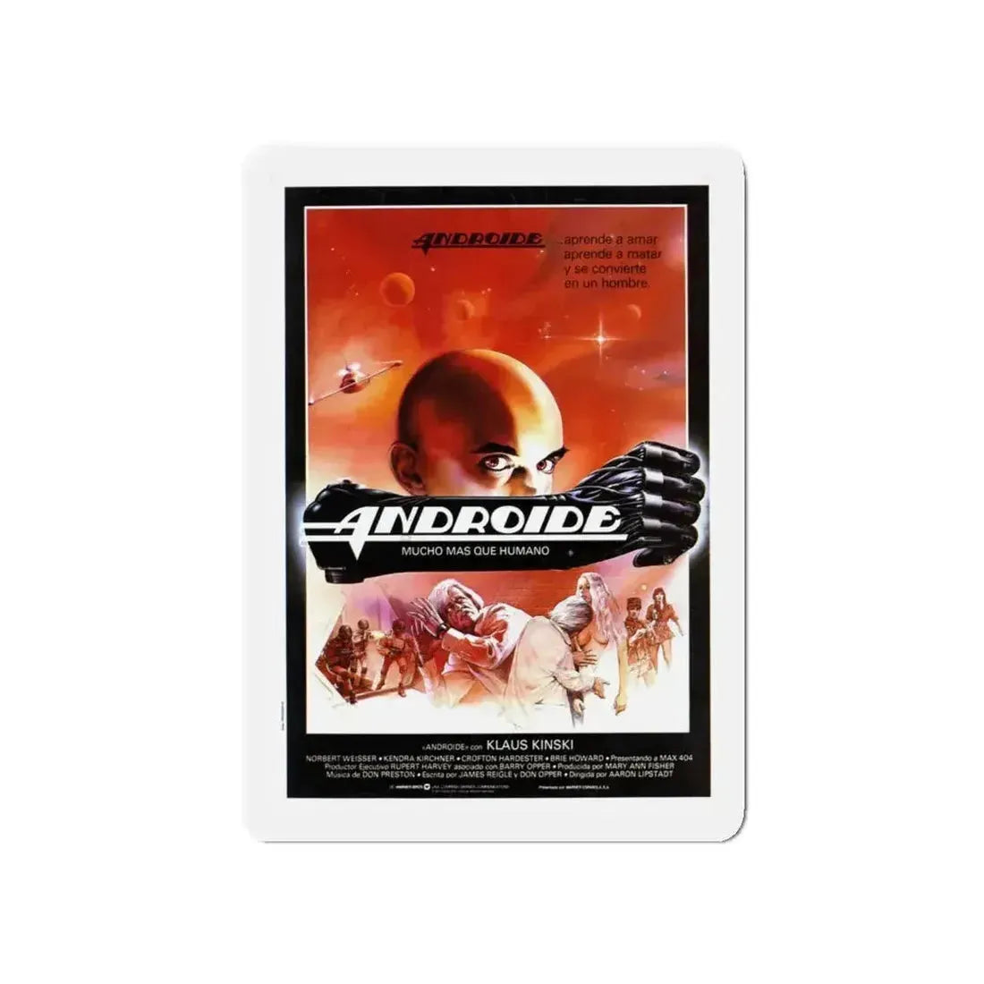 ANDROID 1982 Movie Poster - Refrigerator Magnet - The Sticker Space