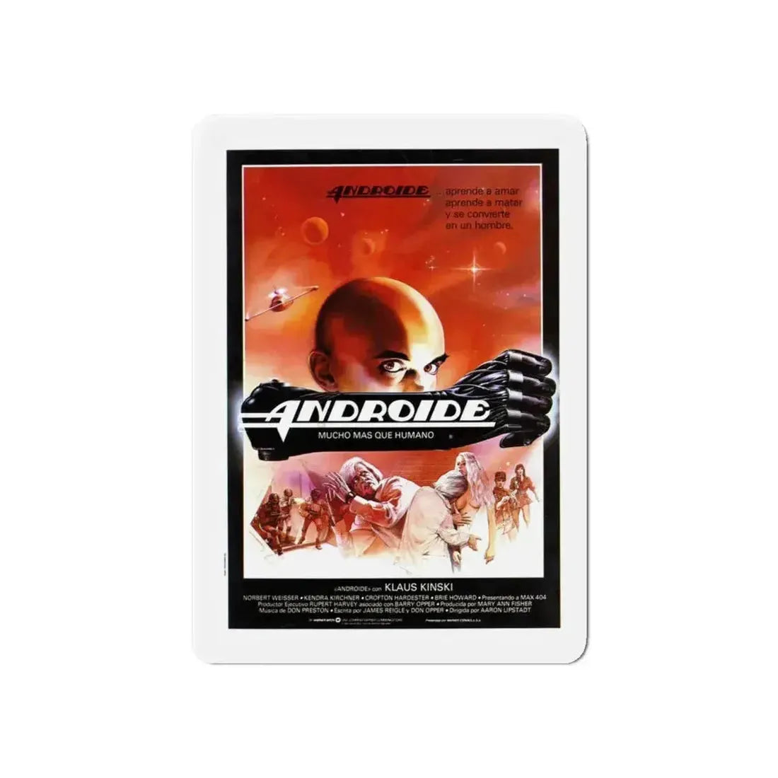 ANDROID 1982 Movie Poster - Refrigerator Magnet - The Sticker Space