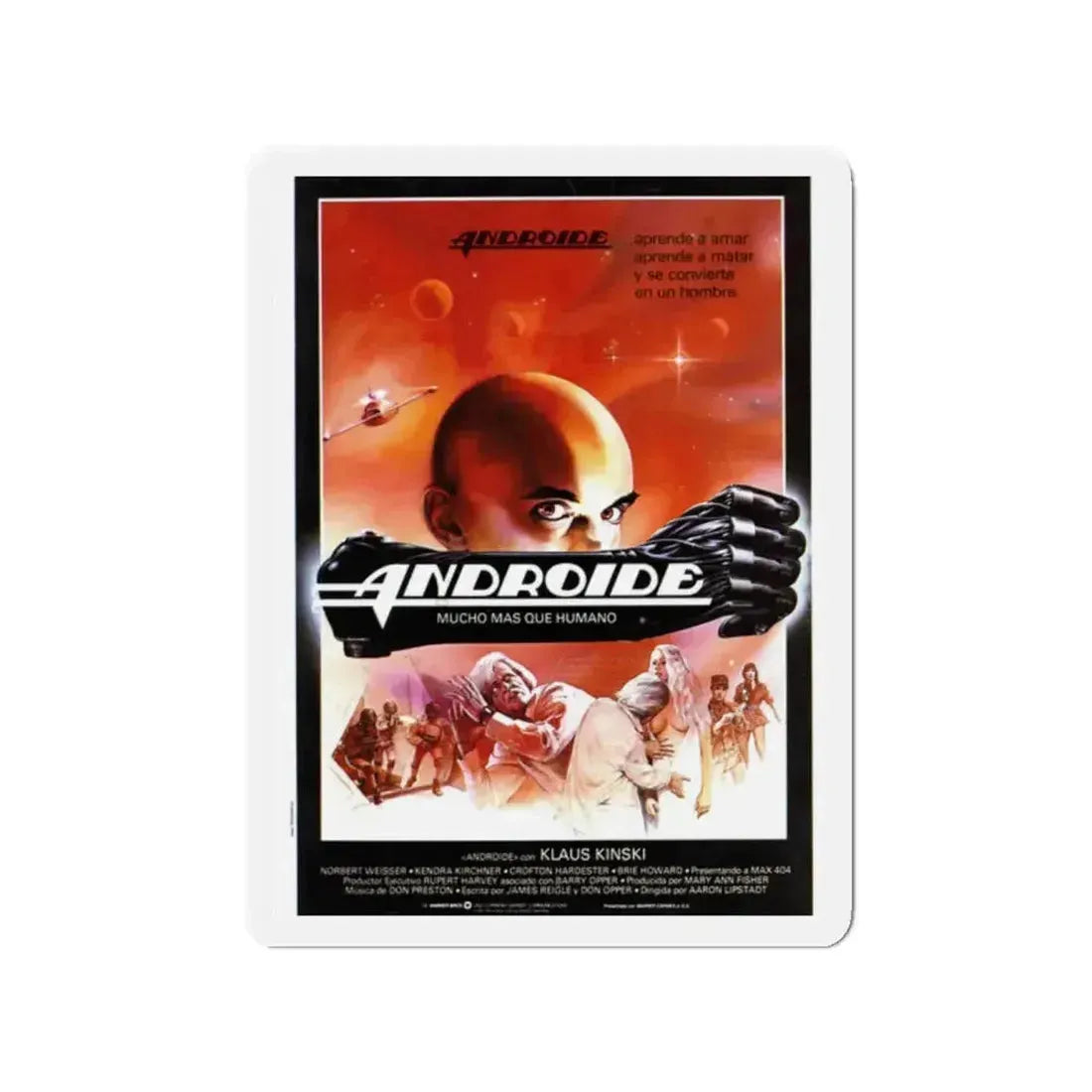 ANDROID 1982 Movie Poster - Refrigerator Magnet - The Sticker Space