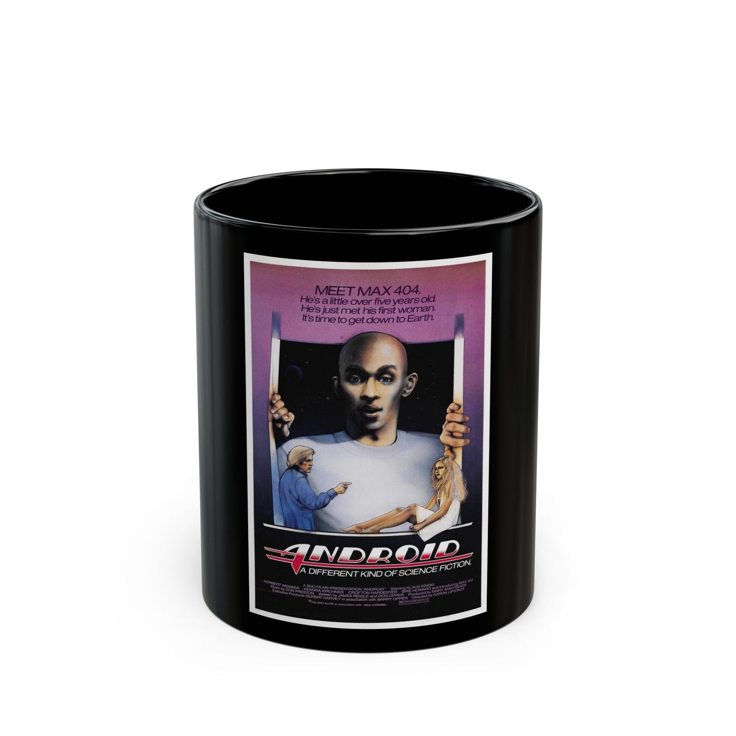 ANDROID (2) 1982 Movie Poster - Black Coffee Mug-11oz-The Sticker Space